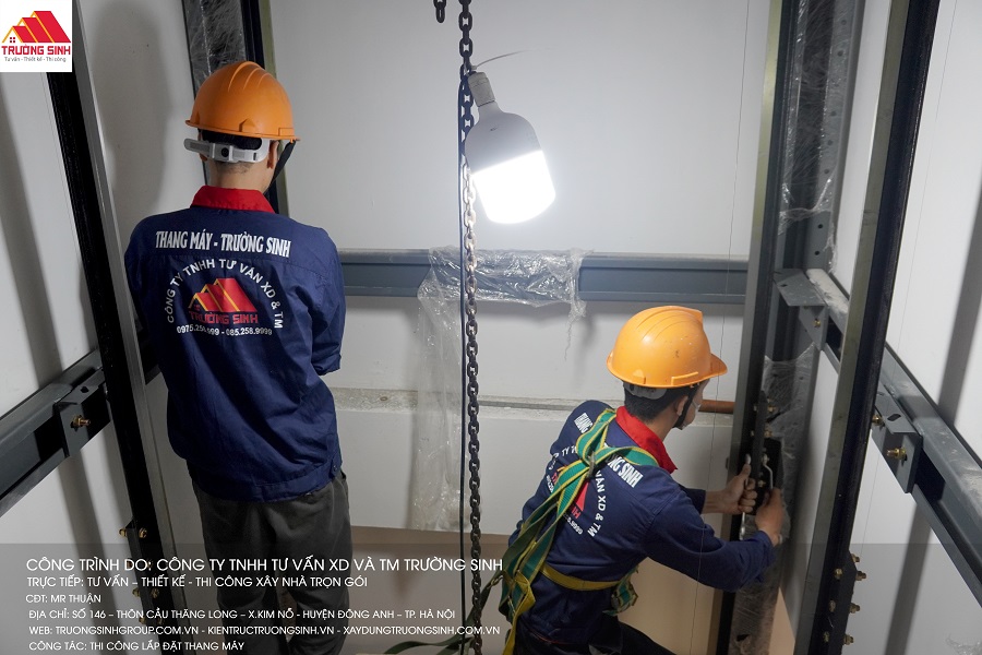 Chi phí nhân công lắp đặt, kiểm định thang máy